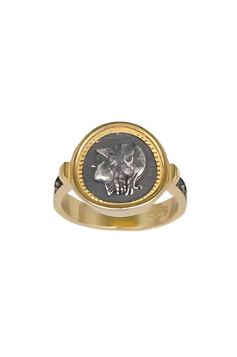 Bague chevalière déesse