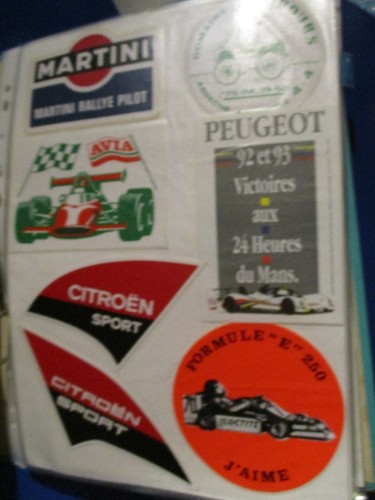 Lot autocollants sport - sport, auto
