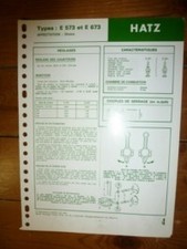 E573-E673 - Fiche Technique Hatz