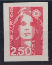 Timbre France Adhesif  3 marianne du Bicentenaire 2.50 F