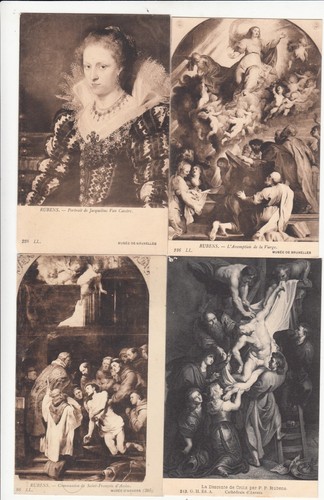 Lot old postcards - lot, museum