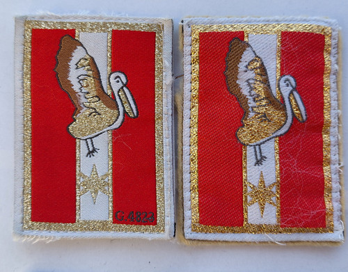 Insignes tissus etat major - tissus,
