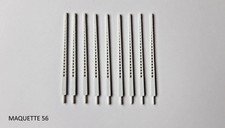 n lot 10 poteaux gris béton