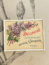 Ancienne étiquette de parfum