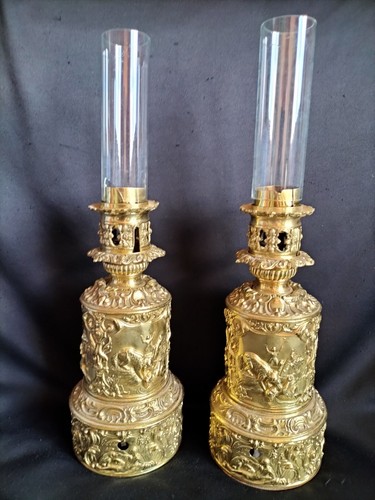 Paire lampes carcel - lampes,