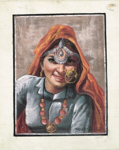 Indien femme peinture - indien,