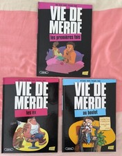Lot de 3 bandes dessinées " Vie de Merde"