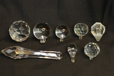 Gouttes d'eau pampilles pour lustre en cristal et verre