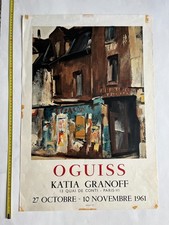 Oguiss Katia Granoff 1961 Mourlot Lithograph vintage poster