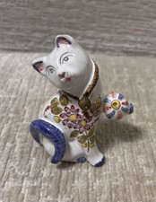 Chat Porcelaine De Moustiers 