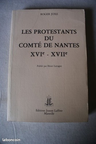 Joxe roger les protestants du - joxe,,
