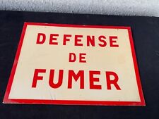 Pancarte Défense de fumer