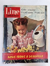 Line, le journal des chics filles. Hebdomadaire N°422 - Avril 1963