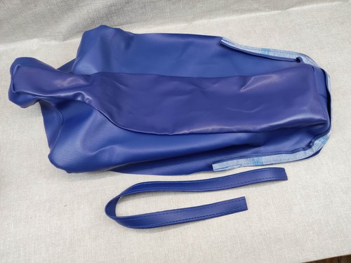 Housse selle bleue - selle,