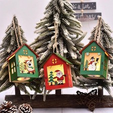 Décoration lumineuse en bois