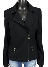 Veste de motard asymétrique
