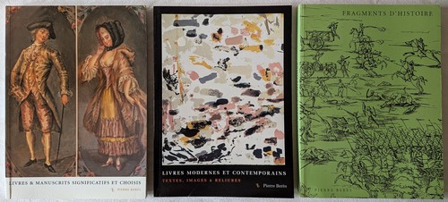 Lot catalogues de livres - de,