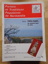 PARLERS ET TRADITIONS DE NORMANDIE N°  71 Cotis Capel Porcelaine Bayeux Isigny