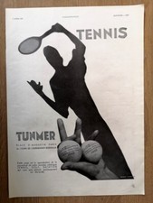 TUNMER vêtements de sport - Tennis - Golf - Natation - Publicité 1930 ▬► 1551