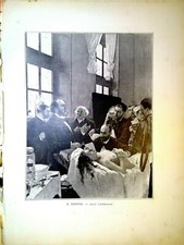 Gravure de presse - Avant l'opération - H. GERVEX