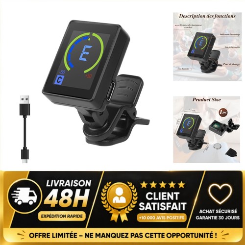 Aomig accordeur clipser - accordeur,