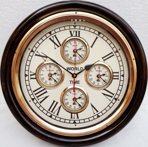 Horloge murale bois et - murale,