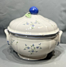 Niderviller Grand Légumier Faïence 18ème Barbeaux