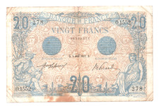Billet 20 Francs BLEU FRANCE
