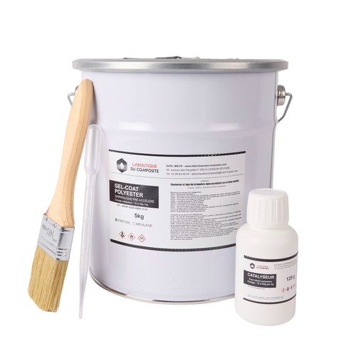 5kg gel coat polyester - 5kg., de