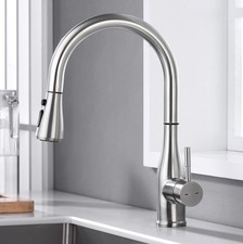 Mitigeur Cuisine Avec Douchette Extractible 3 Jets Rotatif à 360° Monocommand...