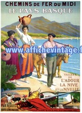 affiche poster pays basque