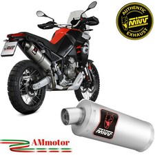 Mivv Aprilia Tuareg 660 2022 Pot D' Echappement Moto Exhaust Dakar Inox Approuve