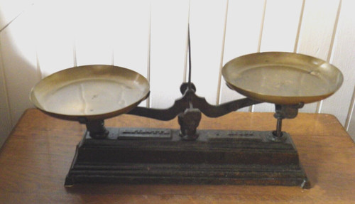 Balance ancienne fonte force - , 1