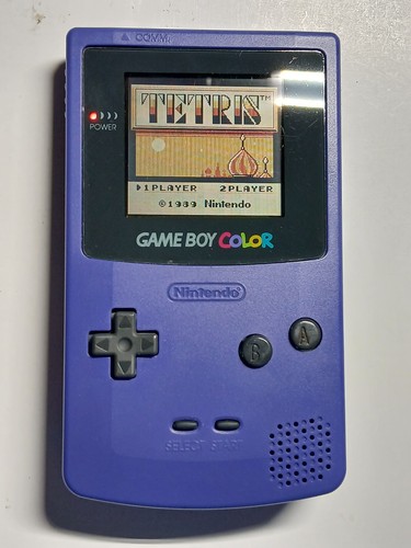 Nintendo game boy color purple - color,