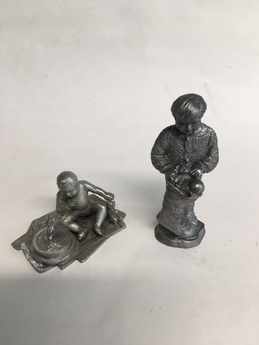 Vintage pewter figurines first - vintage,