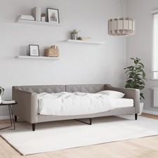 Lit de repos taupe 80x200 cm