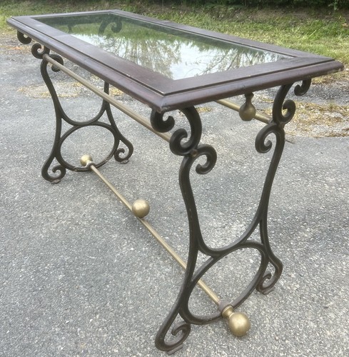 Pied table fonte boucher - table,