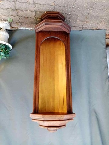 Ancienne niche murale bois - niche,