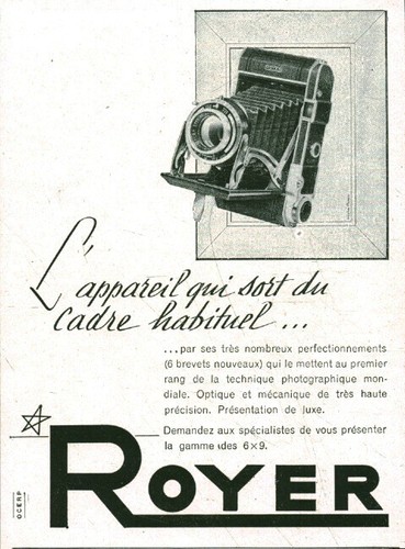 Publicité ancienne appareil