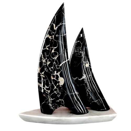 Scultura tavolo barca a - tavolo,