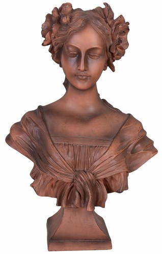 Buste art nouveau fille cm - buste,