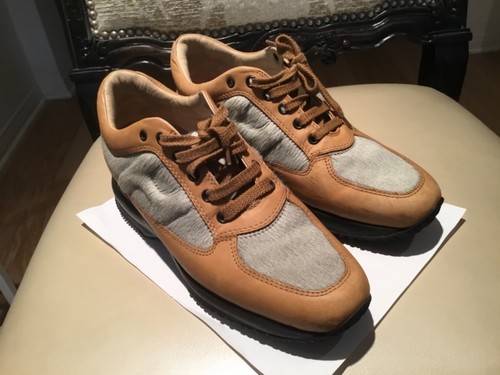 Hogan beige leather pony - , hair