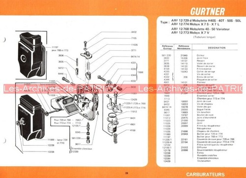 Motobecane mobylette h40s - motobecane,