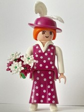 Playmobil personnage femme  pour maison 1900 victorienne belle époque western