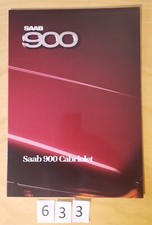 SAAB 900 CABRIOLET Prospectus 20 pages Fr 1986