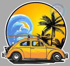 STICKER COX SURF SPOT HAWAI TAHITI SURFING PARADISE COCCINELLE CE036