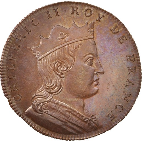 France medal chilperic - chilperic, ii