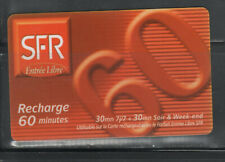 TÉLÉCARTE SFR - ROUGE-ORANGE