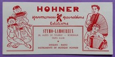 Buvard HOHNER harmonicas, accordéons, éditions, instruments de musique