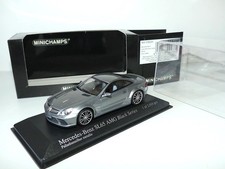MERCEDES SL65 AMG Black Serie Gris MINICHAMPS 1:43